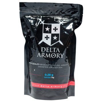 Мячи для страйкбола BB TRACER Delta Armory 0,28г 1кг DA-BB-028-TRACER_ct фото