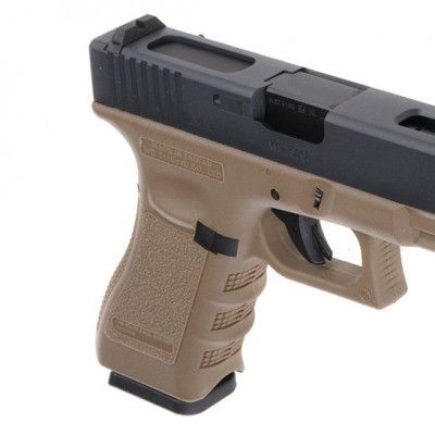 Пістолет Glock 18c - Gen3 GBB - Half Tan [WE] (для страйкболу) SS10003-HT фото