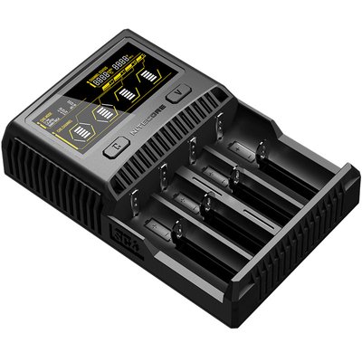 Зарядное устройство Nitecore SC4 с LED дисплеем (0.5A, 1A, 2A, 3A) 6-1197-4ch фото