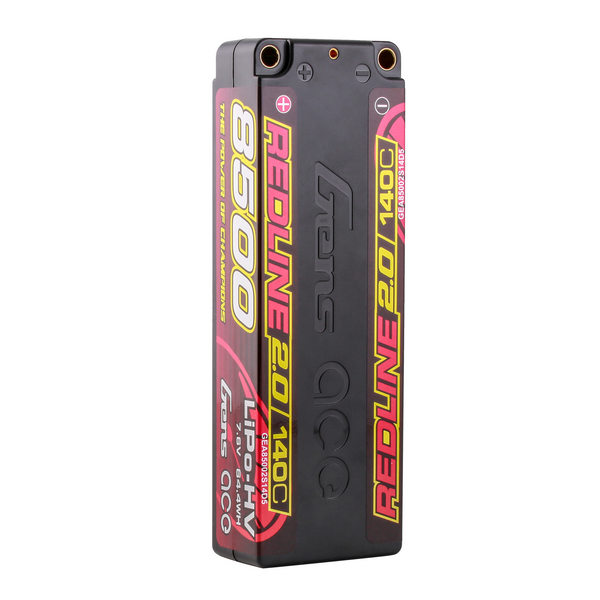 Gens ace Redline 2.0 Series 8500mAh 2S 7.6V 140C HardCase HV Lipo аккумулятор Набор с жестким футляром 58# GEA85002S14D5_gs фото