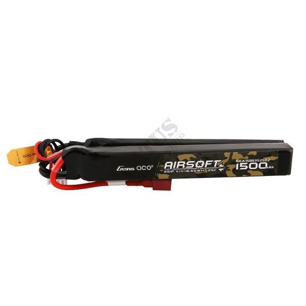 Акумулятор Li-Po Gens Ace 1500 mAh 11,1 V 25C, T-Plug / Deans GEA15003S25D2_BR фото