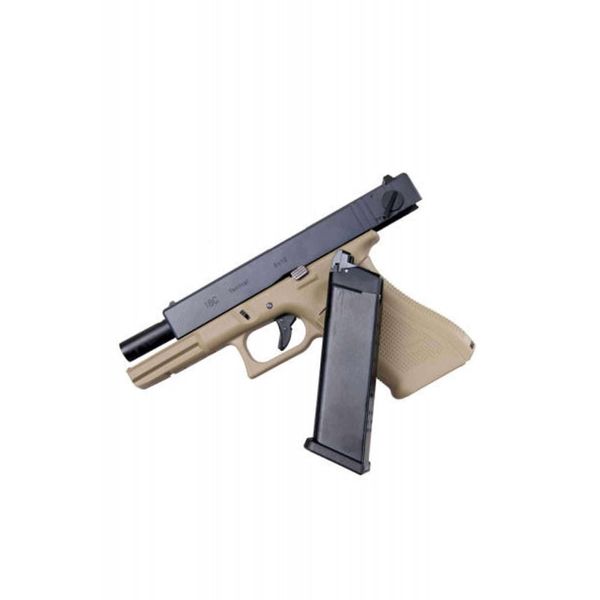 Пістолет Glock 18c - Gen3 GBB - Half Tan [WE] (для страйкболу) SS10003-HT фото