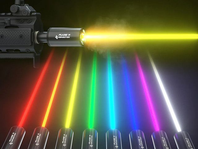 Трассирующий глушитель Tracer FLARE M BT Bluetooth UNIT WITH FLAME EFFECT [ESHOOTER] (для страйкбола) ESH-09-040024(V700) фото