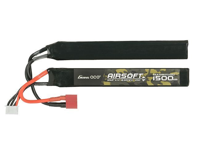 Акумулятор Li-Po Gens Ace 1500 mAh 11,1 V 25C, T-Plug / Deans GEA15003S25D2_BR фото