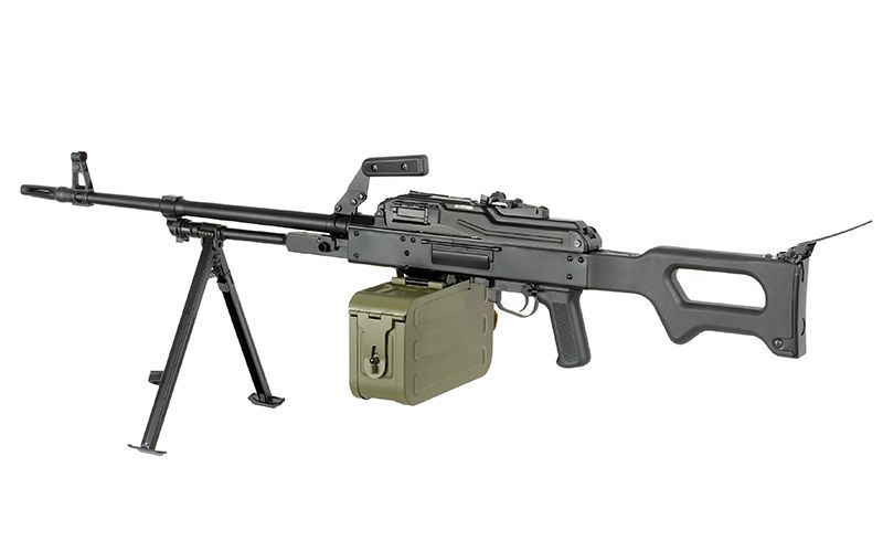 PKM machine gun replica - Polymer stock [A&K] PKM_tw фото