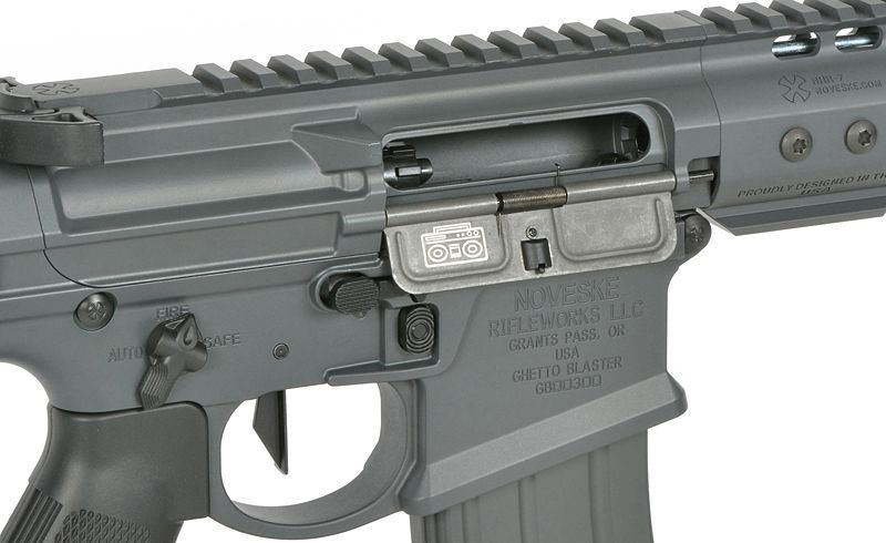 Газовая страйкбольная винтовка (GBBR) Noveske N4 Ghetto Blaster 10.5" MWS Gen3 - Серая / Sniper Grey [EMG] G102B-SG_tw фото