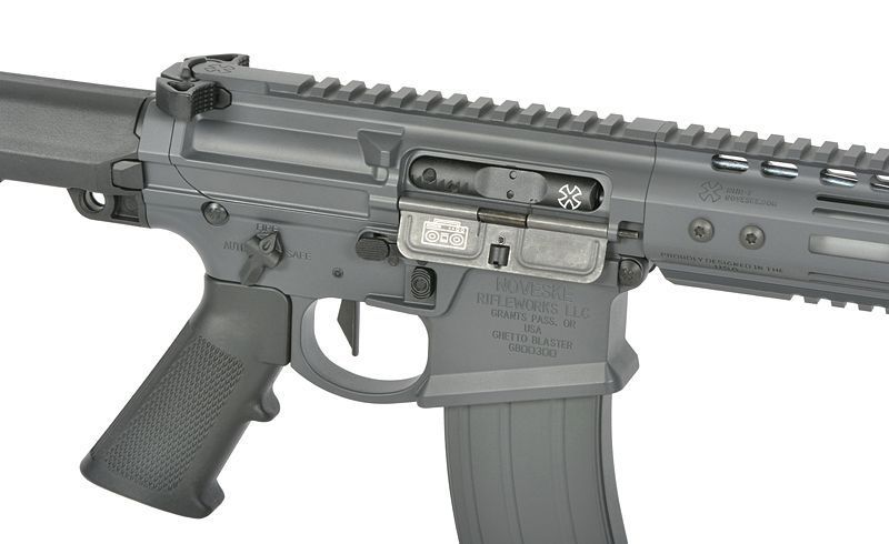 Газовая страйкбольная винтовка (GBBR) Noveske N4 Ghetto Blaster 10.5" MWS Gen3 - Серая / Sniper Grey [EMG] G102B-SG_tw фото