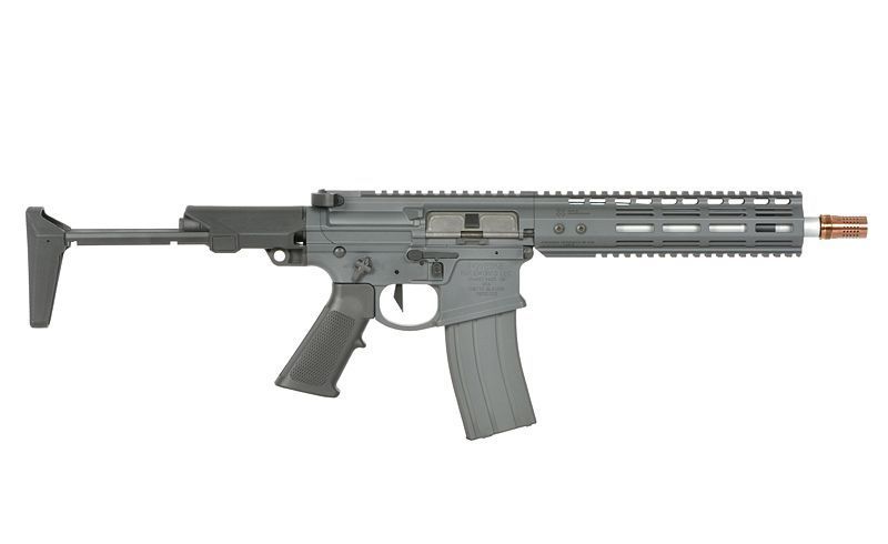 Газовая страйкбольная винтовка (GBBR) Noveske N4 Ghetto Blaster 10.5" MWS Gen3 - Серая / Sniper Grey [EMG] G102B-SG_tw фото