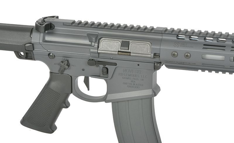 Газовая страйкбольная винтовка (GBBR) Noveske N4 Ghetto Blaster 10.5" MWS Gen3 - Серая / Sniper Grey [EMG] G102B-SG_tw фото