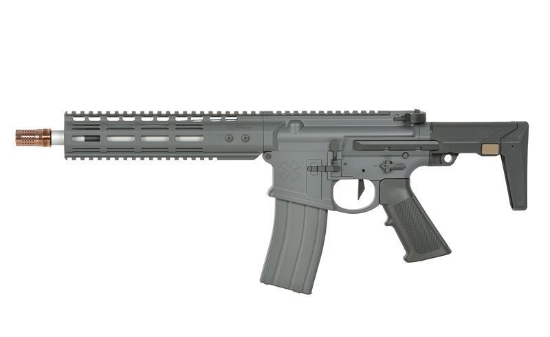 Газовая страйкбольная винтовка (GBBR) Noveske N4 Ghetto Blaster 10.5" MWS Gen3 - Серая / Sniper Grey [EMG] G102B-SG_tw фото
