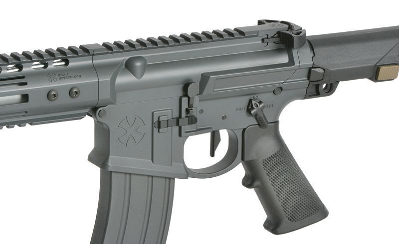 Газовая страйкбольная винтовка (GBBR) Noveske N4 Ghetto Blaster 10.5" MWS Gen3 - Серая / Sniper Grey [EMG] G102B-SG_tw фото