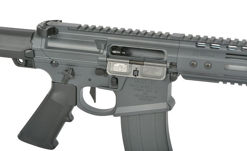 Газовая страйкбольная винтовка (GBBR) Noveske N4 Ghetto Blaster 10.5" MWS Gen3 - Серая / Sniper Grey [EMG] G102B-SG_tw фото