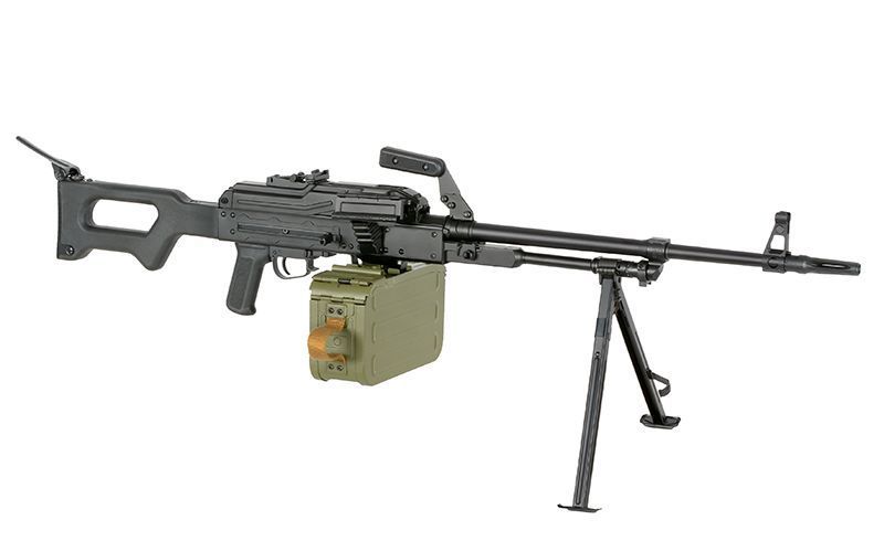 PKM machine gun replica - Polymer stock [A&K] PKM_tw фото