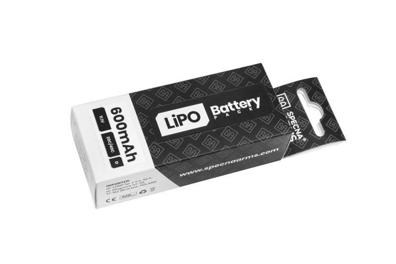 Аккумулятор LiPo 11,1V 600mAh 20/40C для PDW - T-Connect (Deans) [Specna Arms] (для страйкбола) SPE-06-028188 фото