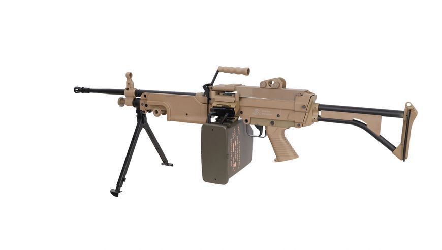 Репліка кулемета FN HERSTAL M249 MK1 CORE (AEG) &mdash; Tan SPE-01-028613_gf фото