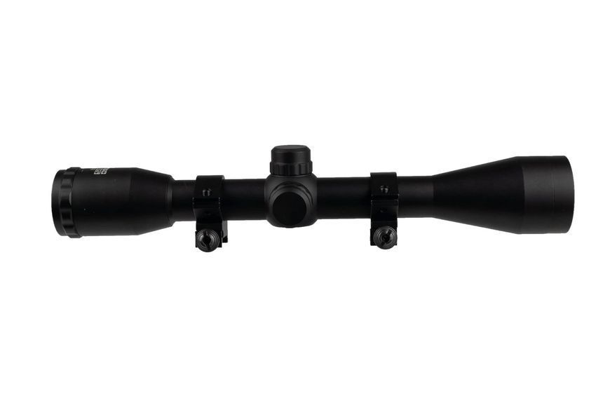 Оптичний приціл Swiss Arms 4x40 з кільцями кріплення &mdash; чорний 263855_evk фото