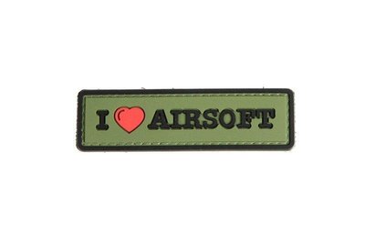 Нашивка 3D - I Love Airsoft [GFC Tactical] GFT-30-027015 фото