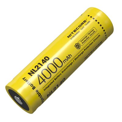 Аккумулятор литиевый Li-Ion 21700 Nitecore NL2140 3.6V (4000mAh), защищенный 6-1379_40 фото