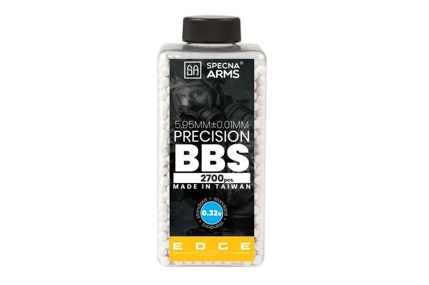 Страйкбольні кулі Specna Arms Edge Ultra 0.32g 2700 bbs White 33262 фото