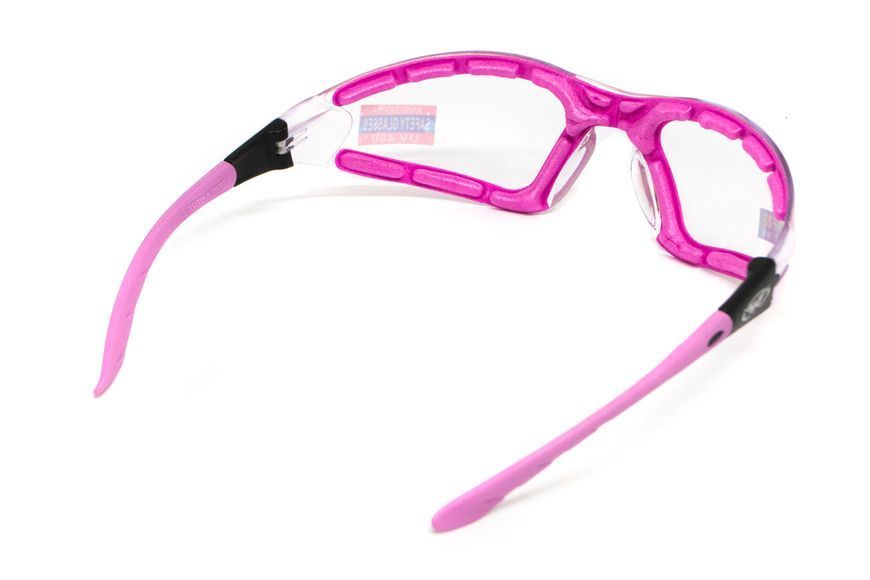 Окуляри захисні з ущільнювачем Global Vision Ruthless Purple (clear) Anti-Fog, прозорі в фіолетовій оправі GV-RUTH-CL1 фото