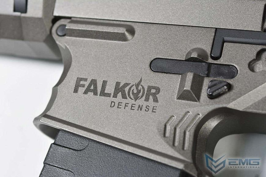 Автомат Falkor M4 Blitz SBR AEG зі прикладом CRS &mdash; 350 FPS / Falkor Grey &mdash; EMG / APS 94125_evk фото