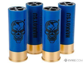 Гильзы APS для дробовика M870 Gas на 12 шаров &mdash; набор 4 шт. &mdash; синий 86687_evk фото
