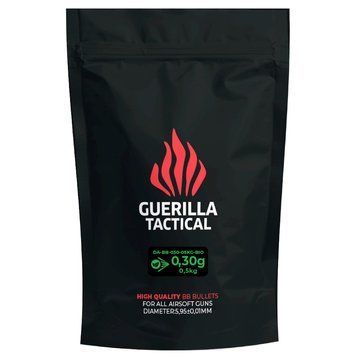 М'ячі для страйкболу BIO BB Guerilla Tactical 0,30г 0,5кг DA-BB-030-05KG-BIO_ct фото