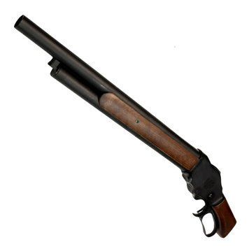 Дробовик S&T M1887 Terminator газовий (важільна перезарядка) &mdash; обріз, чорний 126876_evk фото