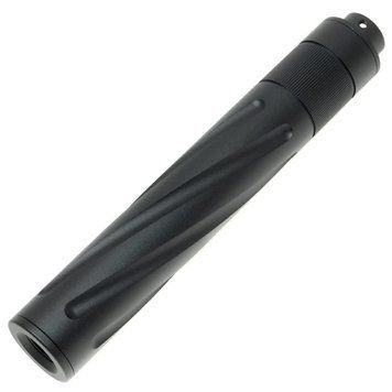 Глушитель 170x27 мм Twisted &mdash; Black [Slong Airsoft] (для страйкбола) SL00328 фото
