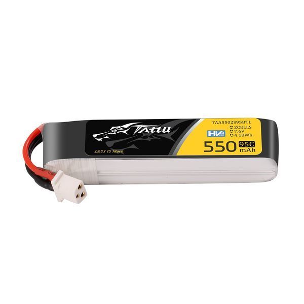 Tattu 550mAh 2S 95C 7.6V HV LiPo аккумулятор с BT3.0 вилкой TAA5502S95BTL_gs фото