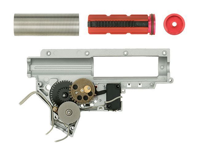 Complete gearbox V2 with micro switch [ZCI] P000299_tw фото