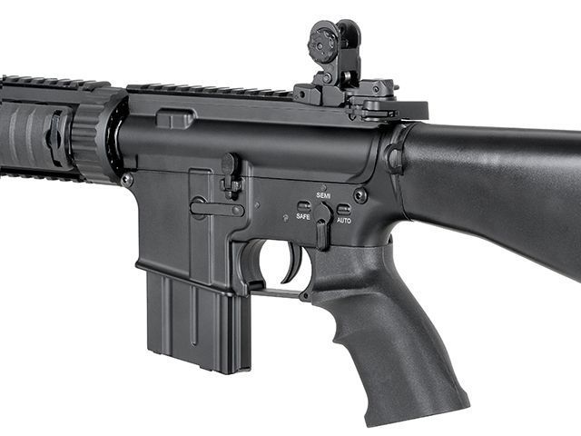 Сталевий магазин на 110 кульок для AR-15/M4 &ndash; Чорний [Double Bell] (для страйкболу) M-84_tw фото