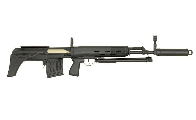 Снайперская винтовка Cyma CM057 Dragunov SVU AEG для страйкбола &mdash; чёрная 54557_evk фото