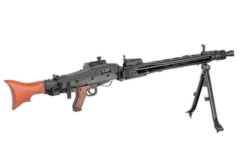 Страйкбольная реплика пулемета MG42 AEG Full Metal &ndash; Настоящее дерево [AGM] STAEG23_tw фото