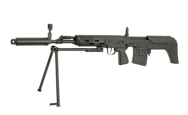 Снайперская винтовка Cyma CM057 Dragunov SVU AEG для страйкбола &mdash; чёрная 54557_evk фото