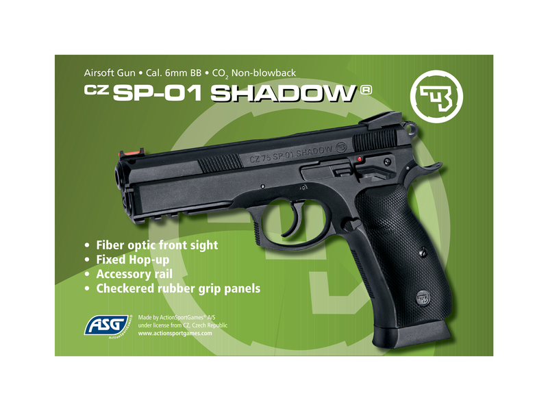 CZ SP-01 Shadow, CO2, Non Blow Back 17653_ag фото