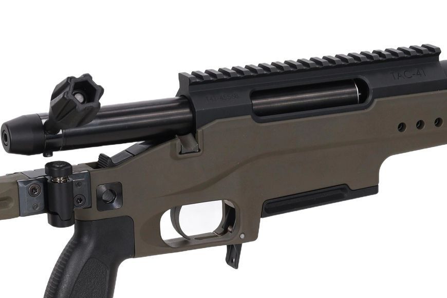 Гвинтівка снайперська страйкбольна Silverback TAC-41LL-S (складний приклад, болтова) &mdash; олива SVB-03-049434_gf фото