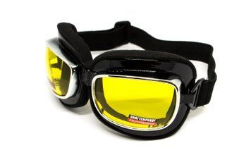 Окуляри захисні з ущільнювачем Global Vision Retro Joe (yellow) жовті GV-RETRO-AM фото
