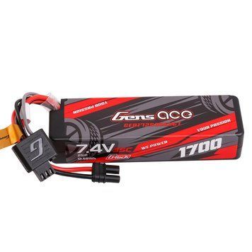 Gens ace G-tech 1700mAh 2S 35C 7.4V HardCase Lipo аккумулятор со штекером iEC2 GEA172S35E2GT_gs фото