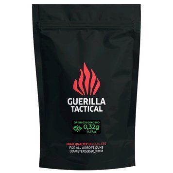 М'ячі для страйкболу BIO BB Guerilla Tactical 0,32г 0,5кг DA-BB-032-05KG-BIO_ct фото