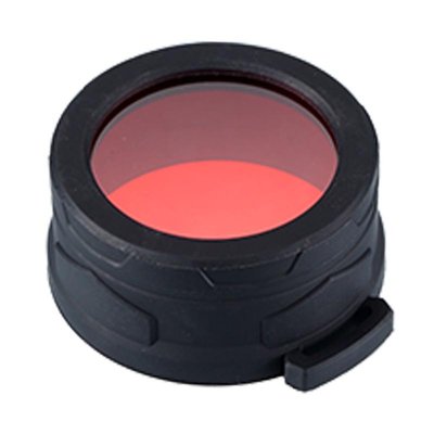 Диффузор фильтр для фонарей Nitecore NFR70 (70мм), красный 6-1374 фото