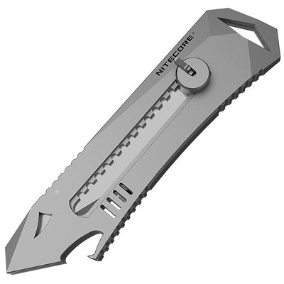 Нож титановый Nitecore NTK10 с выдвижным лезвием (115х29х7мм) 6-1336 фото