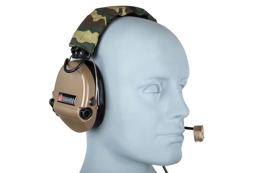 Гарнітура Tac-Sky WYS0145 з шумозаглушенням - Койот (FDE) TAC-31-043768_gf фото