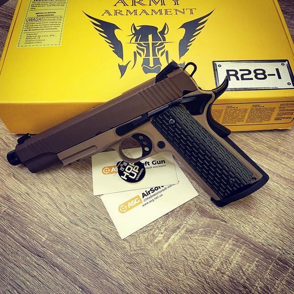 Пістолет R28 (TG-1) &mdash; Dark Earth/Brown [Army Armament] (для страйкболу) R28(TG-1) фото