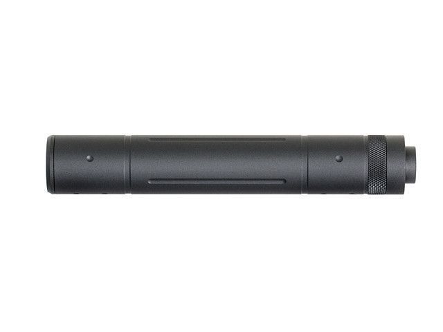 Глушник 195X30MM &ndash; BLACK [METAL] (для страйкболу) ME 02012-BK фото