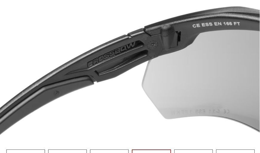 Балістичні окуляри ESS Crossbow 3LS Kit, 3 лінзи, Black 10364306000_BR фото