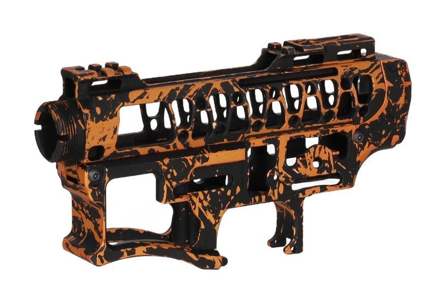 Specna Arms x Mancraft CNC Комплект Speedsoft Splash Anodized для M4/M16 реплик чёрный-Оранжевый SPE-09-049326_gf фото