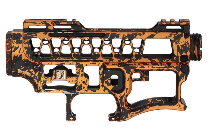 Specna Arms x Mancraft CNC Комплект Speedsoft Splash Anodized для M4/M16 реплик чёрный-Оранжевый SPE-09-049326_gf фото