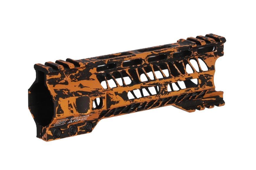 Specna Arms x Mancraft CNC Комплект Speedsoft Splash Anodized для M4/M16 реплик чёрный-Оранжевый SPE-09-049326_gf фото