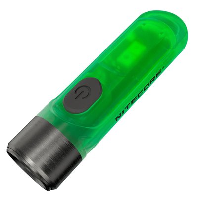 Ліхтар наключний Nitecore TIKI GITD (Osram P8 + UV, 300 люменів, 7 режимів, USB), люмінесцентний 6-1385_GITD фото